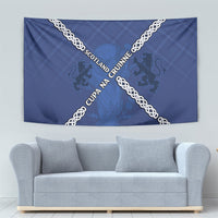 Scotland Football Tapestry Saltire Celtic Knot Lion Rampant