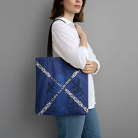 Scotland Football Tote Bag Saltire Celtic Knot Lion Rampant