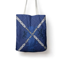 Scotland Football Tote Bag Saltire Celtic Knot Lion Rampant