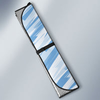 Argentina And Spain Football Auto Sun Shade Split Flag Golden Trophy Grunge