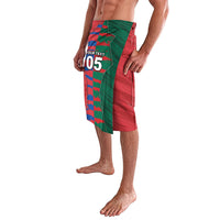 Custom Mexico And Korean Football Lavalava Split Flag Golden Trophy Grunge
