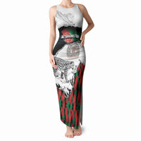 Personalized Afghanistan Tank Maxi Dress Snow Leopard With Flag Ripped Style