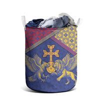 Armenia Laundry Basket Golden Eagle And Lion Khachkar
