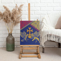 Armenia Canvas Wall Art Golden Eagle And Lion Khachkar
