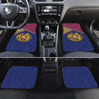Armenia Car Mats Golden Eagle And Lion Khachkar