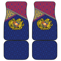 Armenia Car Mats Golden Eagle And Lion Khachkar