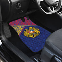 Armenia Car Mats Golden Eagle And Lion Khachkar