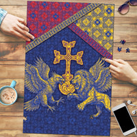 Armenia Puzzle Golden Eagle And Lion Khachkar