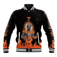 Ancient Greek Hephaestus Baseball Jacket God Of Fire - Wonder Print Shop