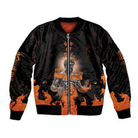 Ancient Greek Hephaestus Bomber Jacket God Of Fire - Wonder Print Shop