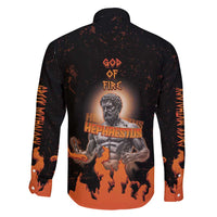 Ancient Greek Hephaestus Family Matching Short Sleeve Bodycon Dress and Hawaiian Shirt God Of Fire - Wonder Print Shop