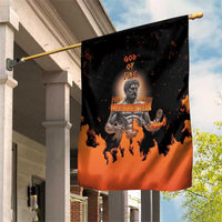 Ancient Greek Hephaestus Garden Flag God Of Fire - Wonder Print Shop
