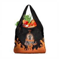 Ancient Greek Hephaestus Grocery Bag God Of Fire - Wonder Print Shop