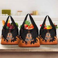 Ancient Greek Hephaestus Grocery Bag God Of Fire - Wonder Print Shop