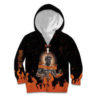 Ancient Greek Hephaestus Kid Hoodie God Of Fire - Wonder Print Shop