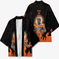 Ancient Greek Hephaestus Kimono God Of Fire - Wonder Print Shop