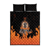 Ancient Greek Hephaestus Quilt Bed Set God Of Fire - Wonder Print Shop