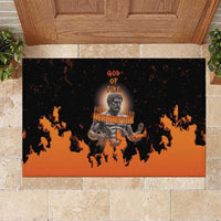 Ancient Greek Hephaestus Rubber Doormat God Of Fire - Wonder Print Shop