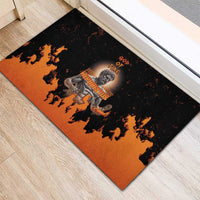 Ancient Greek Hephaestus Rubber Doormat God Of Fire - Wonder Print Shop