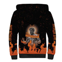 Ancient Greek Hephaestus Sherpa Hoodie God Of Fire - Wonder Print Shop