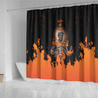 Ancient Greek Hephaestus Shower Curtain God Of Fire - Wonder Print Shop