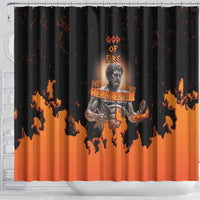 Ancient Greek Hephaestus Shower Curtain God Of Fire - Wonder Print Shop