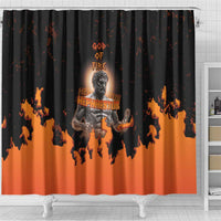 Ancient Greek Hephaestus Shower Curtain God Of Fire - Wonder Print Shop