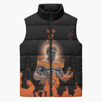 Ancient Greek Hephaestus Sleeveless Puffer Jacket God Of Fire - Wonder Print Shop