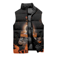 Ancient Greek Hephaestus Sleeveless Puffer Jacket God Of Fire - Wonder Print Shop