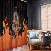 Ancient Greek Hephaestus Window Curtain God Of Fire - Wonder Print Shop