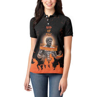 Ancient Greek Hephaestus Women Polo Shirt God Of Fire - Wonder Print Shop