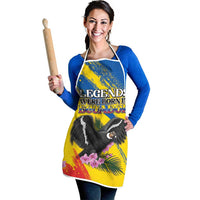 Ecuador Apron Andean Condor With Phalaenopsis Orchid - Wonder Print Shop