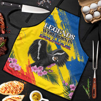 Ecuador Apron Andean Condor With Phalaenopsis Orchid - Wonder Print Shop