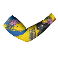 Ecuador Arm Sleeves Andean Condor With Phalaenopsis Orchid - Wonder Print Shop