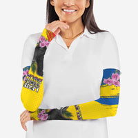 Ecuador Arm Sleeves Andean Condor With Phalaenopsis Orchid - Wonder Print Shop