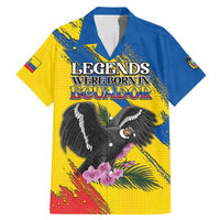 Personalized Ecuador Family Matching Mermaid Dress and Hawaiian Shirt Andean Condor With Phalaenopsis Orchid - Wonder Print Shop