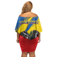 Personalized Ecuador Family Matching Off Shoulder Short Dress and Hawaiian Shirt Andean Condor With Phalaenopsis Orchid - Wonder Print Shop