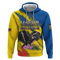 Personalized Ecuador Hoodie Andean Condor With Phalaenopsis Orchid - Wonder Print Shop