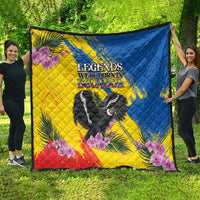 Ecuador Quilt Andean Condor With Phalaenopsis Orchid - Wonder Print Shop