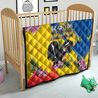 Ecuador Quilt Andean Condor With Phalaenopsis Orchid - Wonder Print Shop