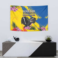 Ecuador Tapestry Andean Condor With Phalaenopsis Orchid - Wonder Print Shop