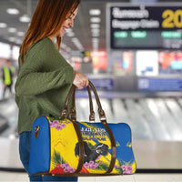 Ecuador Travel Bag Andean Condor With Phalaenopsis Orchid - Wonder Print Shop