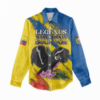 Personalized Ecuador Women Casual Shirt Andean Condor With Phalaenopsis Orchid - Wonder Print Shop