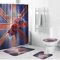 United Kingdom Bathroom Set British Lion Flag Style - Wonder Print Shop