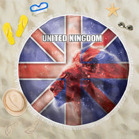 United Kingdom Beach Blanket British Lion Flag Style - Wonder Print Shop