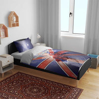 United Kingdom Bedding Set British Lion Flag Style - Wonder Print Shop
