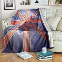 United Kingdom Blanket British Lion Flag Style - Wonder Print Shop