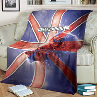 United Kingdom Blanket British Lion Flag Style - Wonder Print Shop