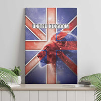 United Kingdom Canvas Wall Art British Lion Flag Style - Wonder Print Shop