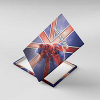 United Kingdom Canvas Wall Art British Lion Flag Style - Wonder Print Shop
